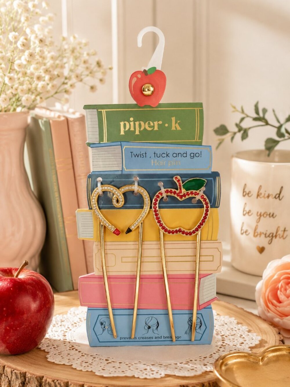 Piper K Twist Tuck and Go Hair Pins • NIP Teacher Back to School Aesthetic
